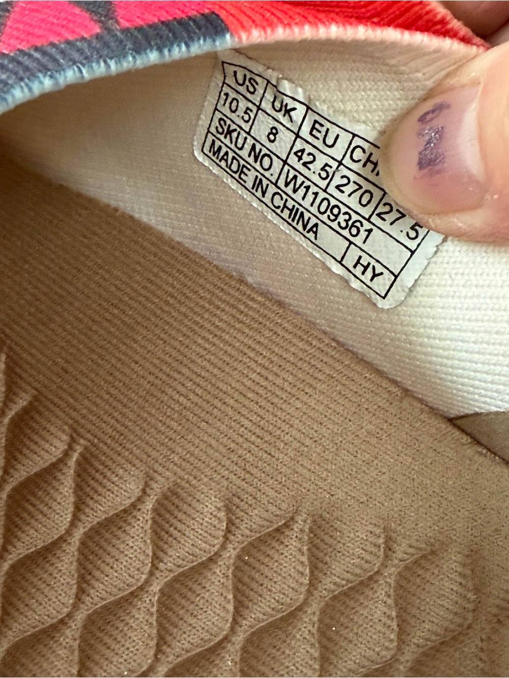 Uni Slip-On Shoes with Eye Graphic - Red & Blue - Picture 8 of 9